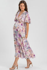 VALENTINA Q183 | Maxi Abito Premaman Stampato