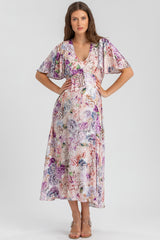 VALENTINA Q163 | Maxi Abito Premaman Stampato