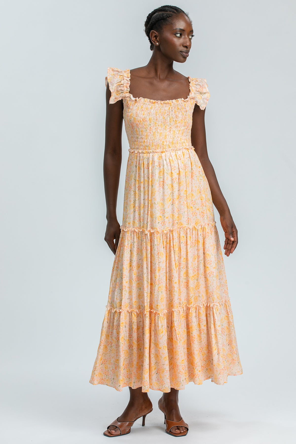 CLOÉ QB65 | Abito Premaman Lungo con Stampa