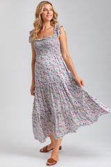 CLOÉ QC50 | Abito Premaman Lungo con Stampa