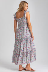 CLOÉ QC50 | Abito Premaman Lungo con Stampa