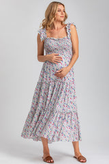 CLOÉ QC50 | Abito Premaman Lungo con Stampa