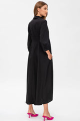 AMELIE | Abito Camicia Premaman Nero