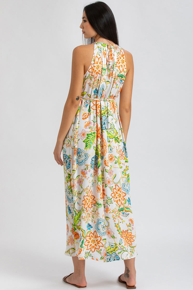 FRANCESCA Q162 | Maxi Abito Stampato