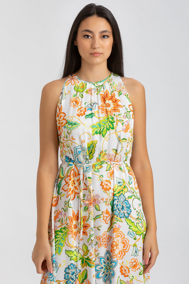 FRANCESCA Q162 | Maxi Abito Stampato