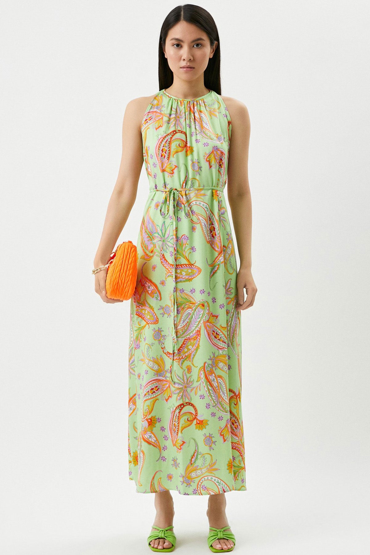 FRANCESCA QA13 | Printed Maxi Dress