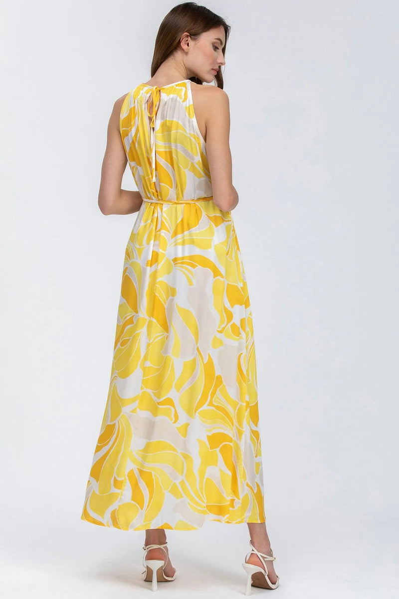 FRANCESCA QA29 | Printed Maternity Maxi Dress