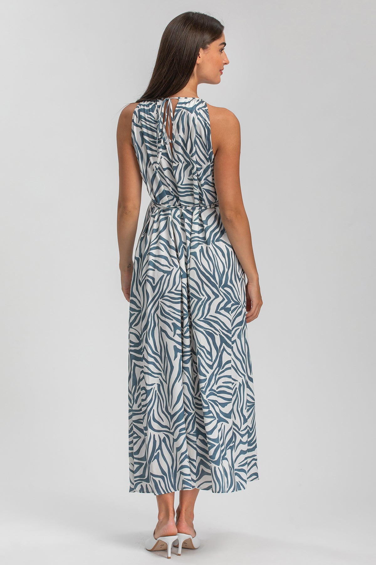 FRANCESCA QA67 | Maxi Abito Premaman Stampato