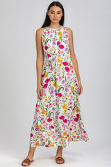 FRANCESCA QA37 | Maxi Abito Stampato