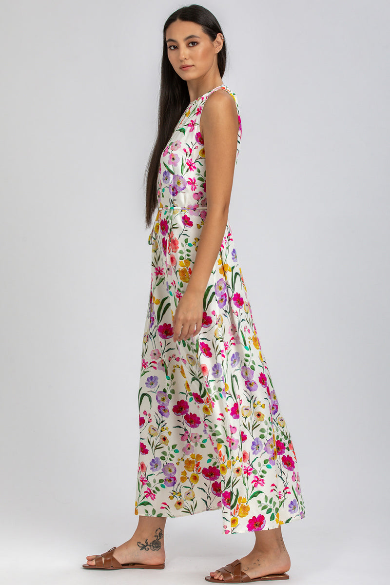 FRANCESCA QA37 | Maxi Abito Stampato