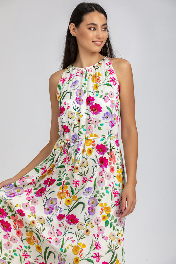 FRANCESCA QA37 | Printed Maxi Dress