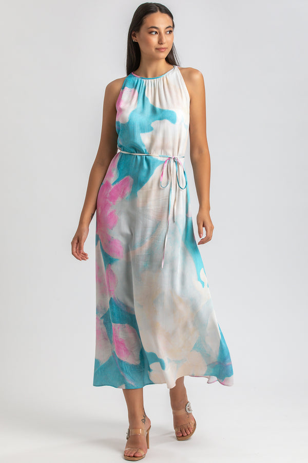 FRANCESCA QA39 | Printed Maxi Dress