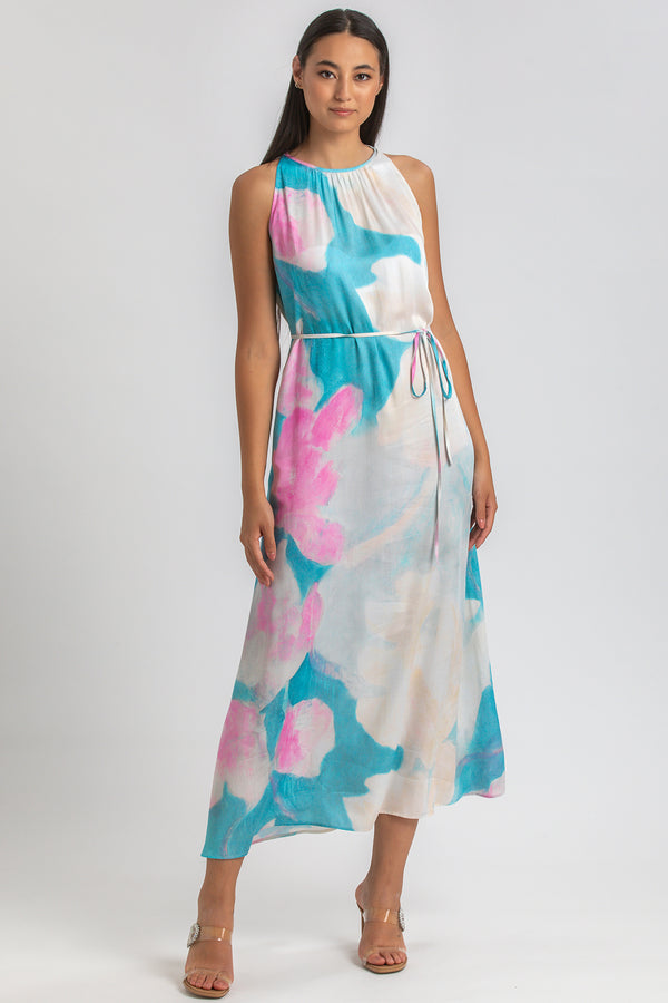 FRANCESCA QA39 | Printed Maxi Dress