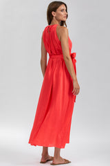 CLARISSA | Maternity Maxi Dress with Removable Belt