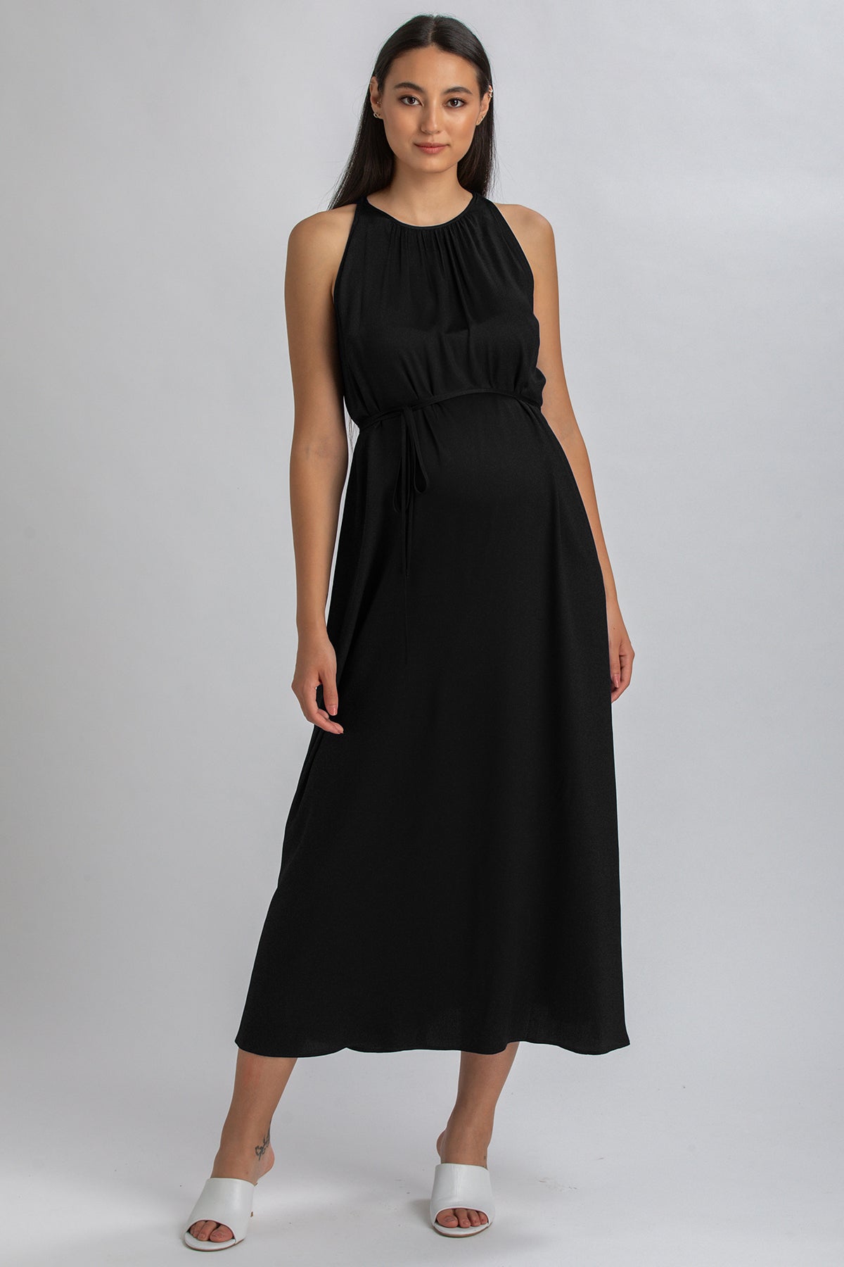 CLARISSA | Maxi Abito Premaman Nero