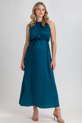 CLARISSA | Corsair Maxi Dress with Removable Belt
