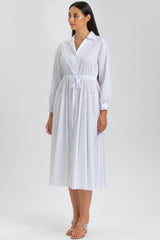 ALTHEA | Maxi Abito a Camicia Bianco