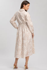 ALTHEA QE31 | Printed Maternity Shirtdress