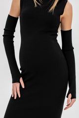 DIVA ARM WARMERS | Coordinated Black Knit Arm Warmers