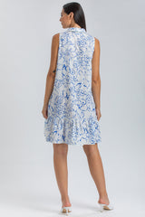 VITTORIA QB51 | Sleeveless Printed Dress