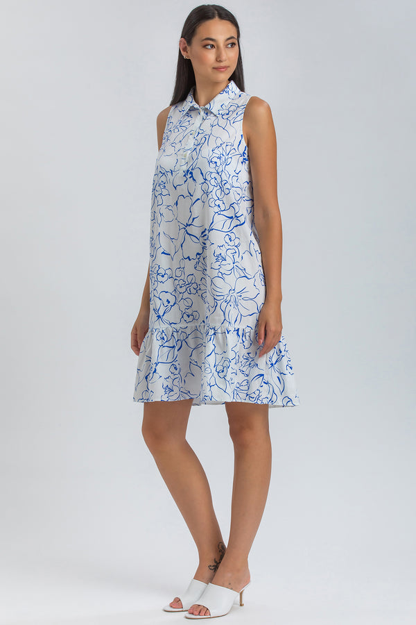 VITTORIA QB51 | Sleeveless Printed Dress
