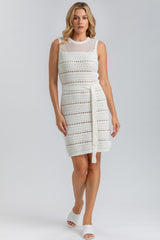 PRIMROSE | White Mini Mesh Dress