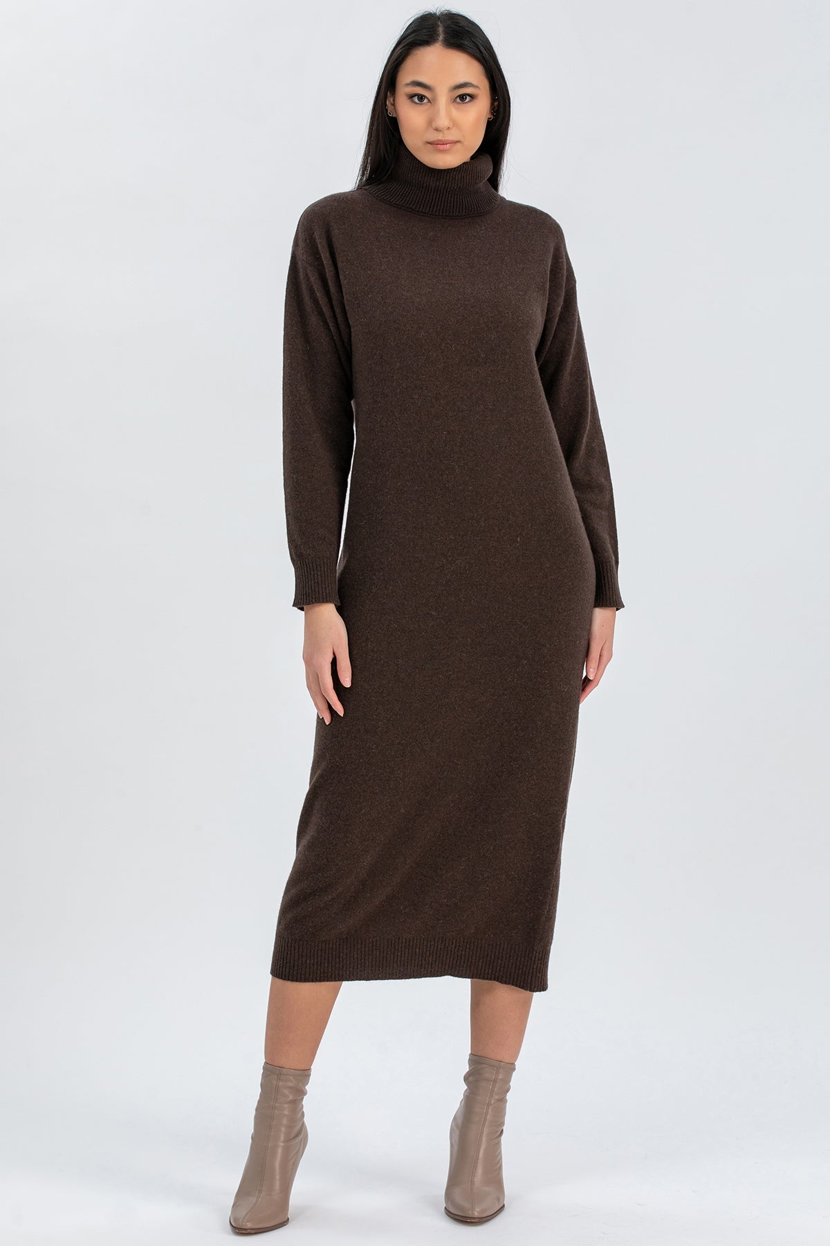 GRESSONEY | Maxi Abito Marrone in Lana