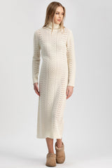 MONTBLANC | Abito Premaman Bianco in Pura Lana Merinos e Cachemire