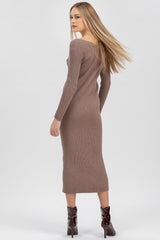 CARA | Pink Dress with V-neck