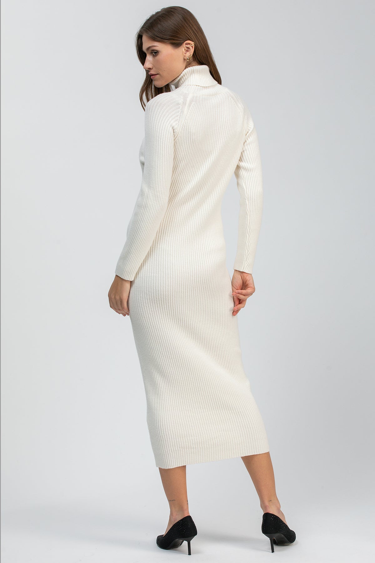 GIORGIA | Maxi Abito Premaman Aderente Bianco