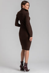 CELESTE | Brown Maternity Bodycon Dress