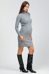 CELESTE | Grey Maternity Bodycon Dress