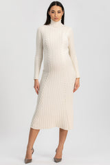 PERLA | Abito Premaman Bianco con Trecce