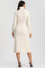 PERLA | Abito Premaman Bianco con Trecce