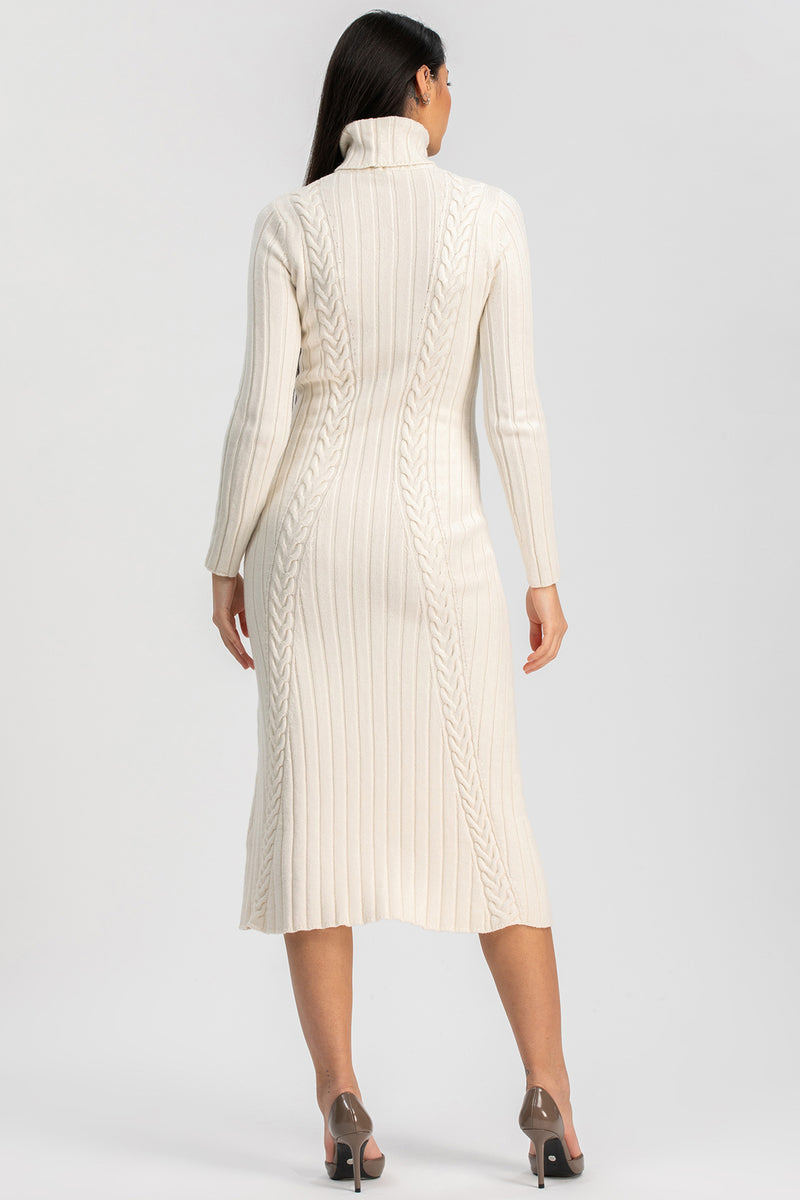 PERLA | Abito Premaman Bianco con Trecce