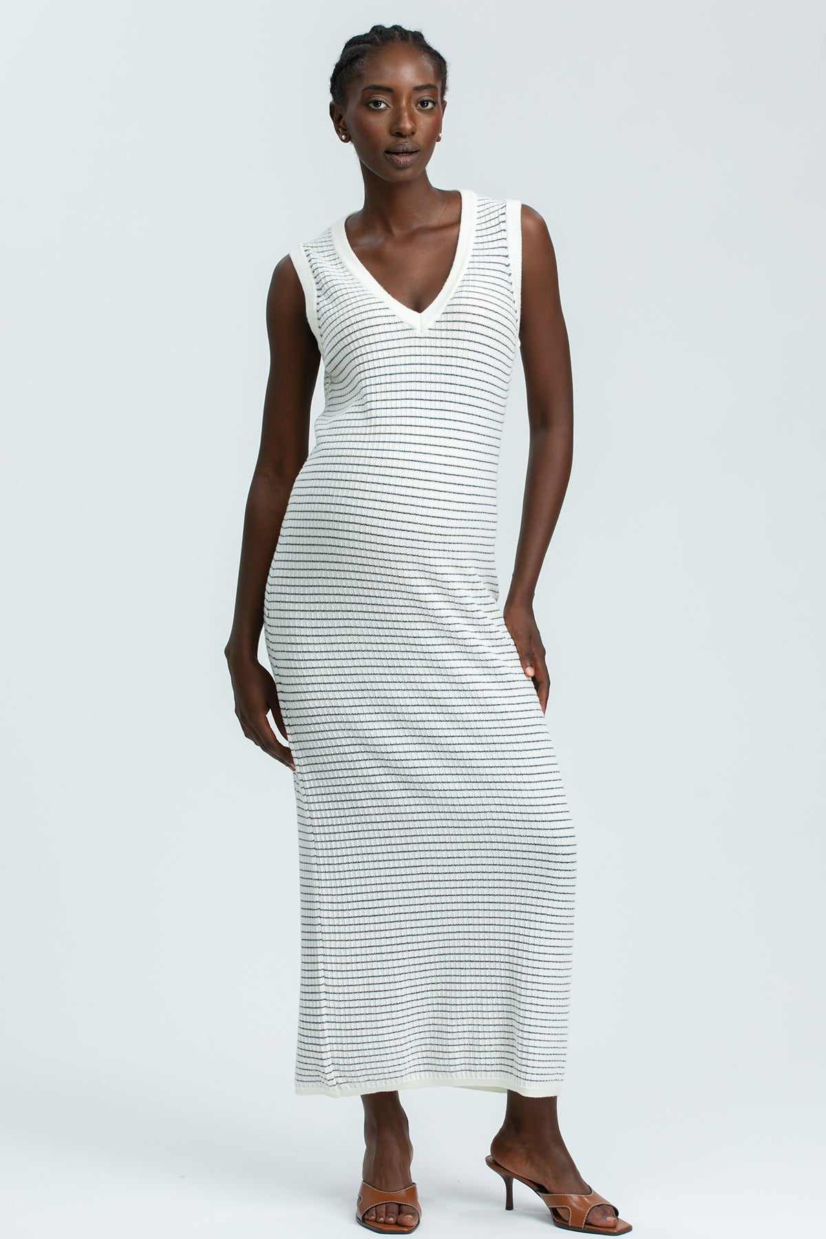 Bellivalini Abito Premaman In Pizzo Elasticizzato Con Cintura In Raso - BLV50-111, Manica Lunga, Eleganza Per Cerimonie