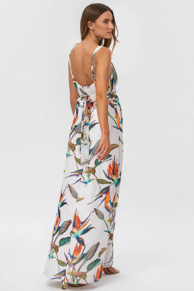 MURANO | Maternity Maxi Dress for Ceremony with Sterlizia Print