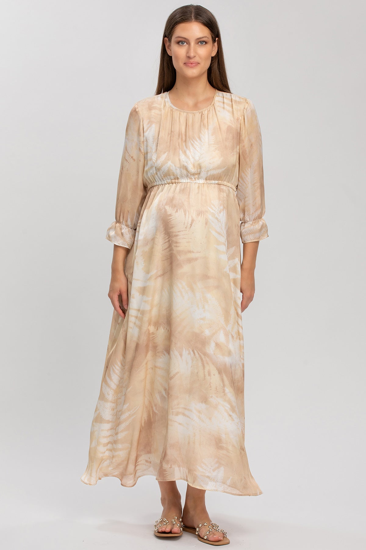 JASMINE QA66 | Abito Premaman in Chiffon Stampato