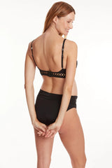 BRISBANE | Bikini Premaman Nero con Spalline Multi-Posizione - Pietro Brunelli