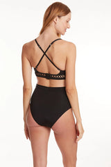 BRISBANE | Bikini Premaman Nero con Spalline Multi-Posizione - Pietro Brunelli