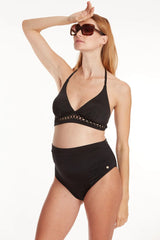 BRISBANE | Bikini Premaman Nero con Spalline Multi-Posizione - Pietro Brunelli