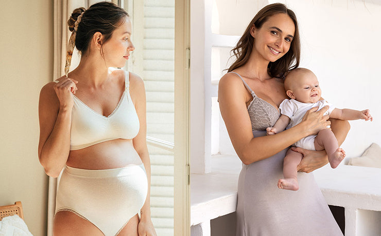 Intimo e reggiseni allattamento in tessuti naturali