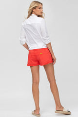 BONNIE MINI SHORTS ROSSI | Pantaloncini Premaman in Cotone