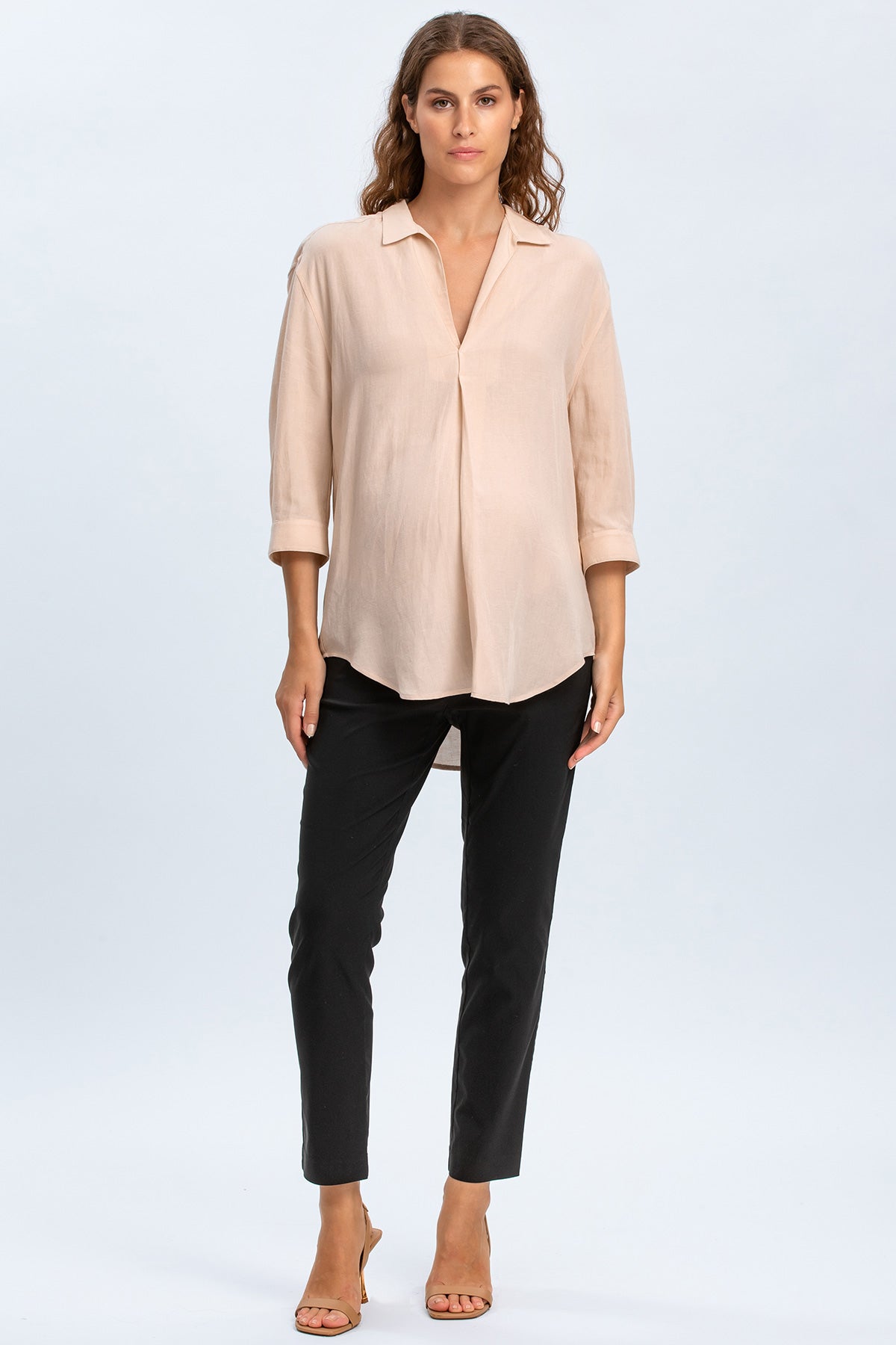 ELWOOD | Pantaloni Premaman Elasticizzati Neri