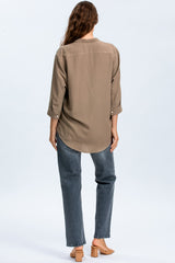 PANAREA | Camicia Premaman in Lino Verde