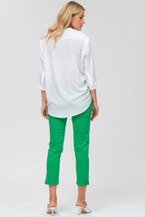 CAPRI VERDE | Pantaloni Premaman in Cotone Elasticizzato