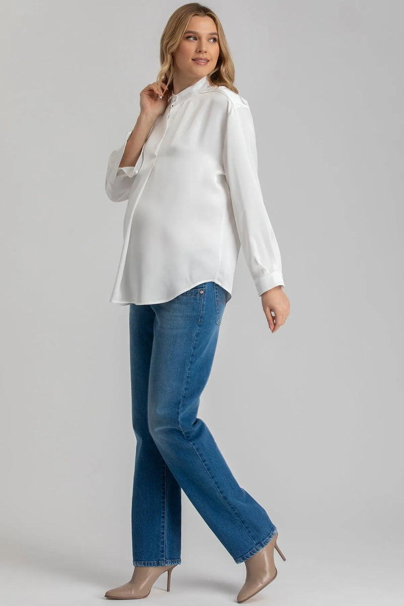 STRAIGHT ANKLE WB09 | Jeans Premaman a Gamba Dritta - Pietro Brunelli