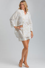 VEGA QC51 | Printed Shirt with Dropped Shoulders