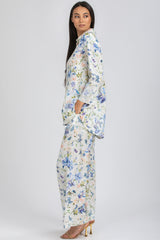 VEGA QA44 | Printed Pants in Ramié
