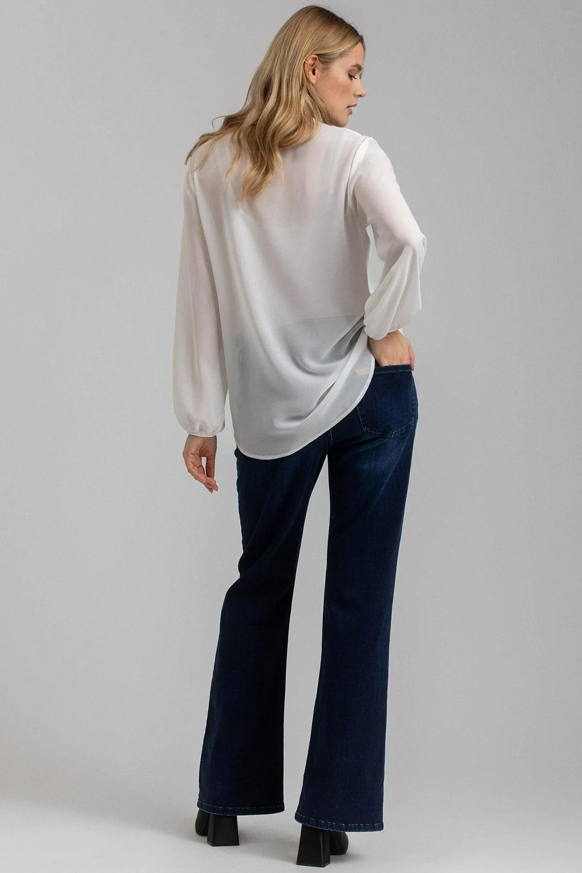 FLARE HI-RISE WB55 | Jeans Premaman Svasati - Pietro Brunelli